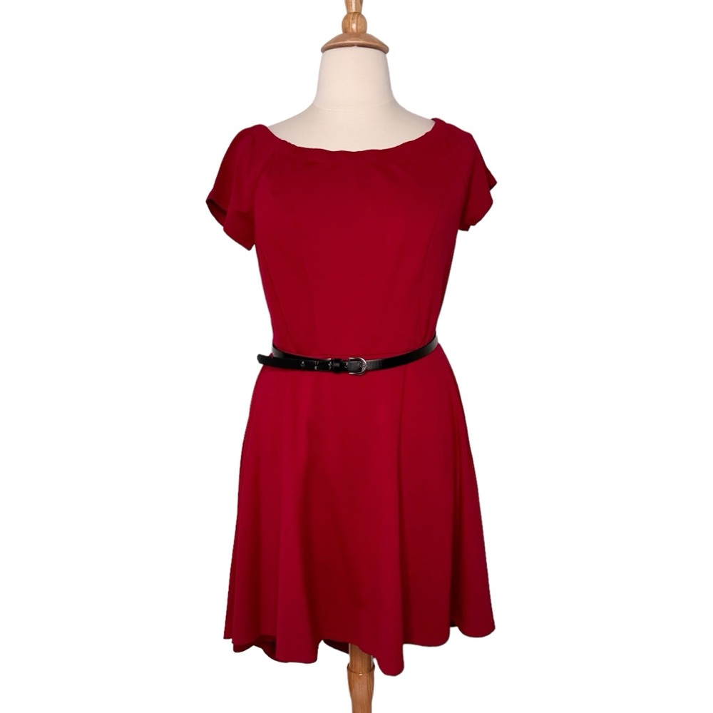 LOVE SQUARED RED HIGH LOW DRESS SZ 1X NWT